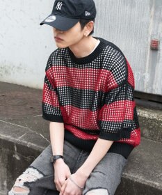 WEGO 【３点SET】アンサンブルメッシュニットプルオーバー（SS）