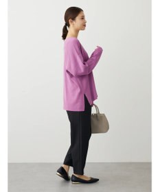 Green Parks 洗える　ミラノリブ編みニットプルオーバー