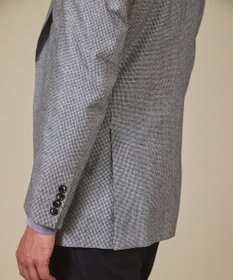 GOTAIRIKU 【CANONICO/カノニコ】サキソニーウールコットンブレンド ジャケット_グレー千鳥柄