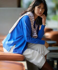 23区 【12色展開/新色追加】ウーステッドウール ビッグシルエット ニット