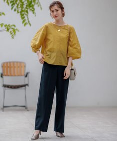 23区 S ナイロンコットンポプリン コンパクト ブラウス