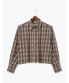 Te chichi チェックショートシャツ（セットアップ可）《2025Autumn catalog item》