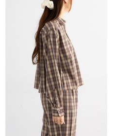 Te chichi チェックショートシャツ（セットアップ可）《2025Autumn catalog item》
