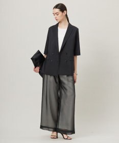 ICB L 【洗える】 シアーレイヤードパンツ