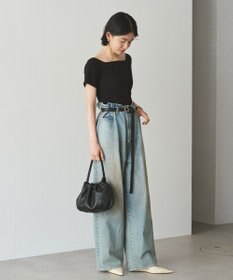 russet レザー巾着4WAYショルダーバッグ(CE-1454)