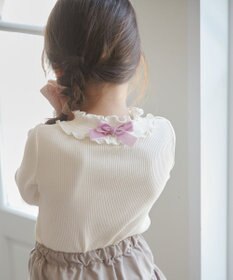 ANY KIDS テレコハイネック長袖Tシャツ