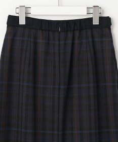 J.PRESS LADIES S milledタータンラメチェック ナロー スカート