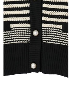 Green Parks ・ＥＬＥＮＣＡＲＥ　ＤＵＥ　パール釦カーディガン