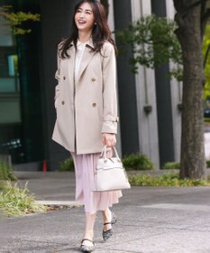 組曲 L 【WEB限定カラーあり】ギャザーライトデシン パンツ