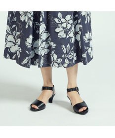 ASICS WALKING ペダラ ヒールサンダル 2E 5.0cmヒール