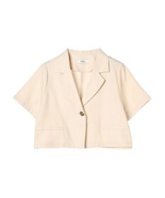 earth music&ecology リサイクルポリエステルブレンドショートシャツ