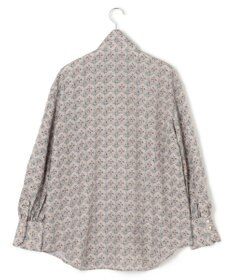 J.PRESS YORK STREET 【WOMEN】タイルプリント ボウタイブラウス