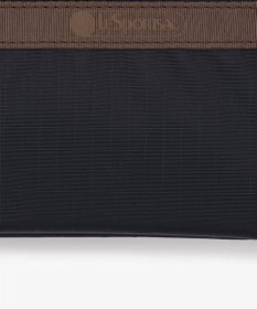 LeSportsac 3ZIP COSMETIC/ディープシー/ダークチョコレート