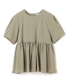 BEIGE， 【洗える】ACHILLEA / ペプラムバックファスナーブラウス