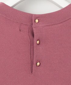 J.PRESS LADIES L 【洗える】レーヨンエリートストレッチ ギャザースリーブ ニット