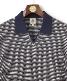 J.PRESS MEN 【HTBRID LINEN】スキッパーニット ポロシャツ