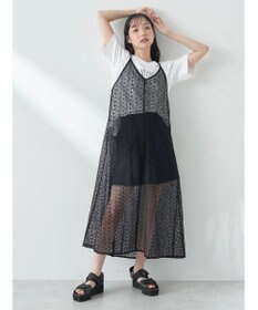 earth music&ecology レースキャミワンピース