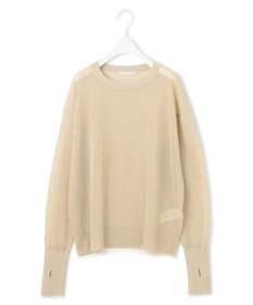 ICB 【MAG×スタイリストコラボ】シャイニーシアーニット×サテンストレートパンツ