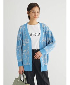 Green Parks ニュアンス柄ニットカーディガン