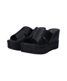 Bridget Birkin 【Bridget Birkin】サイドカットウェッジミュールサンダル