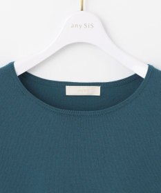 ANY SIS 【洗える】シャツテール ニットＴシャツ