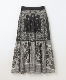 GRACE CONTINENTAL バンダナティアードスカート