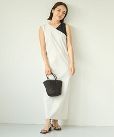 #Newans モダンバイカラーワンピース