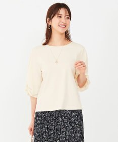 ANY SIS 【接触冷感・UVカット】サカリバ袖ねじり プルオーバー