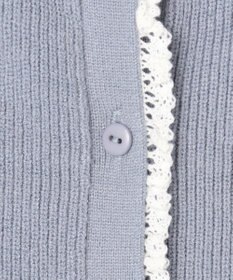 Feroux レーストリム ニット カーディガン