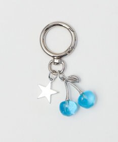 WEGO カラークリアチェリーキーホルダー