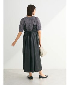 Green Parks レザー風キャミワンピース
