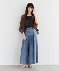 YECCA VECCA 【2点SET】キャミ付きシアードットシャツ
