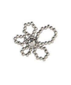 YECCA VECCA メタルビーズフラワーピアス