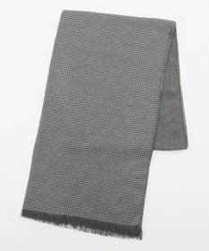 JOSEPH HOMME 柄をアップデート【上質素材】シルクカシミヤ　ブックストール ライトグレー系