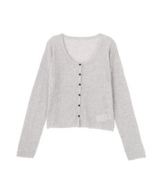 earth music&ecology シアーリブカーディガン