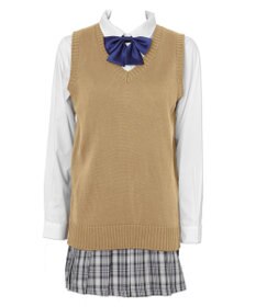 WEGO 【SCHOOLITEM】ベーシックニットベスト