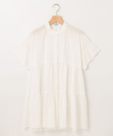 組曲 【洗える】ナチュラルローンギャザーフレア ブラウス