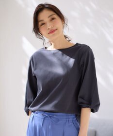 ANY 【WEB限定】シルケットスムース ツイストリーブプルオーバー