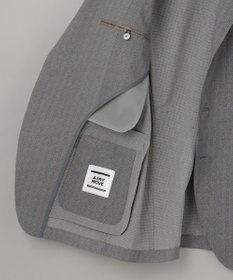 GOTAIRIKU 圧倒的清涼感・８つの夏機能【接触冷感/通気性/軽量/撥水…等】クールドッツ セットアップジャケット_ヘリンボーンプリント（25年モデル）