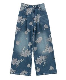 Green Parks ・SUGAR SPOON フラワーptデニムパンツ