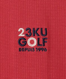 23区GOLF 【WOMEN】【吸水速乾・UVケア】カノコ 半袖ポロシャツ