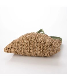 UNBILLION cachecache ペーパー切り替え横編みトートバッグ