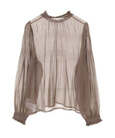 earth music&ecology マジョリカプリーツシアープルオーバー