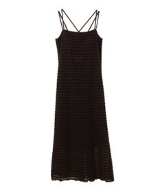 Green Parks カップ付きフリル生地キャミワンピース