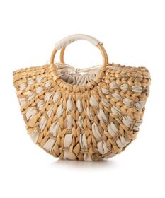 UNBILLION カシュカシュ cachecache / バンクワンコンビラウンドカゴバッグ