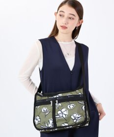 LeSportsac DELUXE EVERYDAY BAG/オリーブフローラルシルエット
