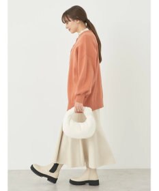 earth music&ecology やわらかタッチミドル丈カーディガン