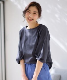 ANY 【WEB限定】シルケットスムース ツイストリーブプルオーバー