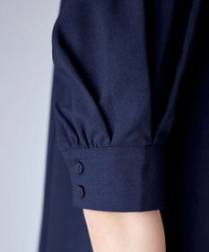 Tiaclasse 【小倉優子さん着用】【洗える】 パフスリーブチュニックブラウス