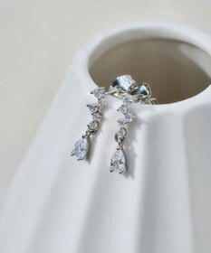 Tiaclasse 【金属アレルギー対応】ドロップストーンピアス